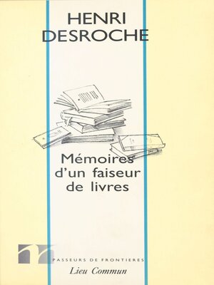 cover image of Mémoires d'un faiseur de livres